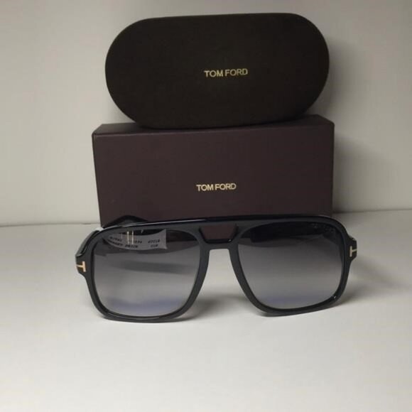 New Authentic TOM FORD Falconer Navigator Sunglasses FT0884 01B 60 01B - Picture 6 of 11